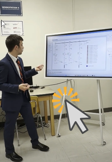 Carson with click icon