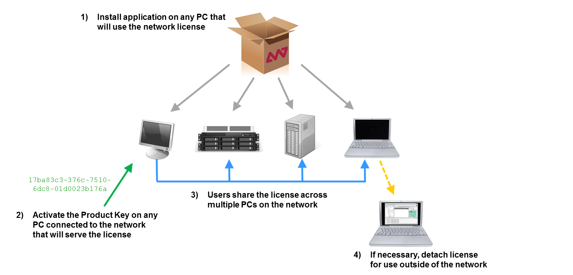 Network License Graphic