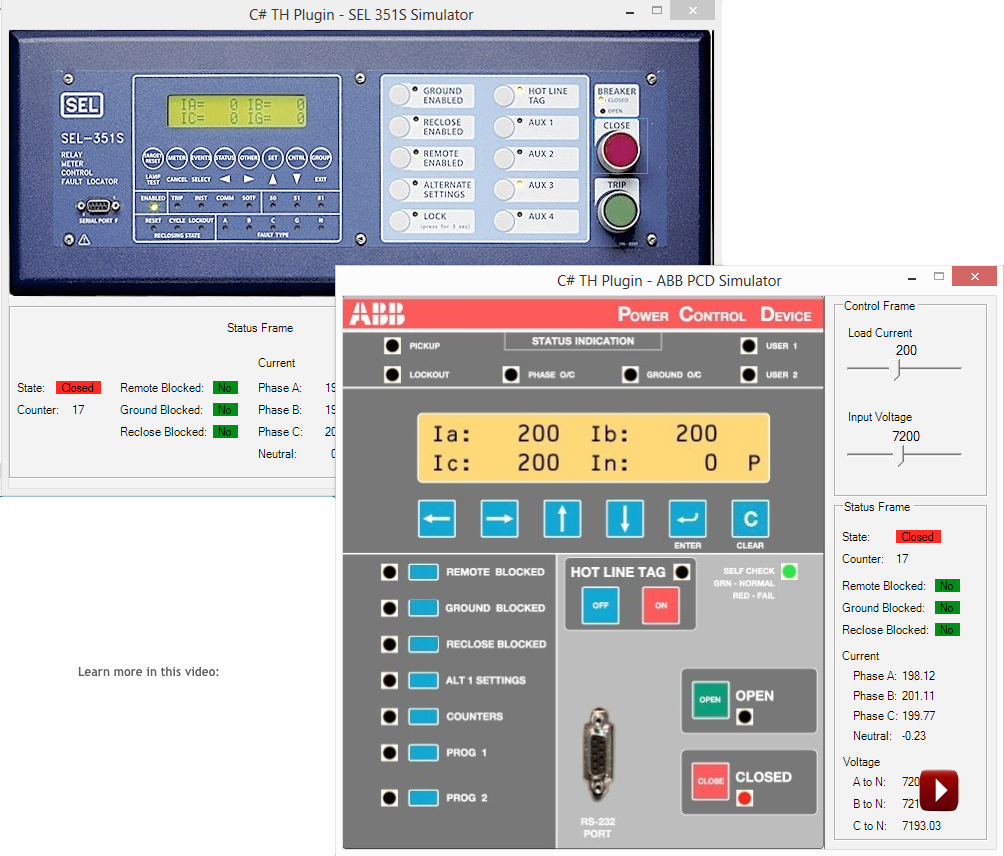 Test Harness Simulators